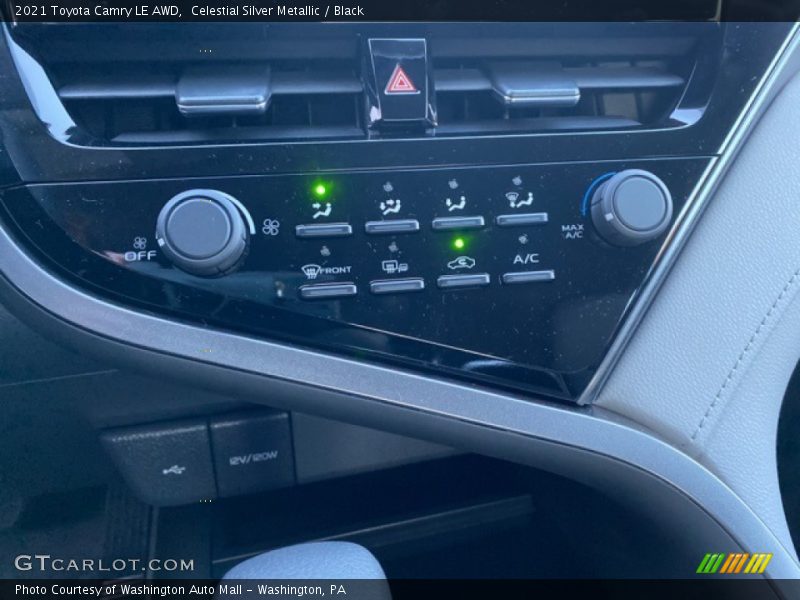 Celestial Silver Metallic / Black 2021 Toyota Camry LE AWD