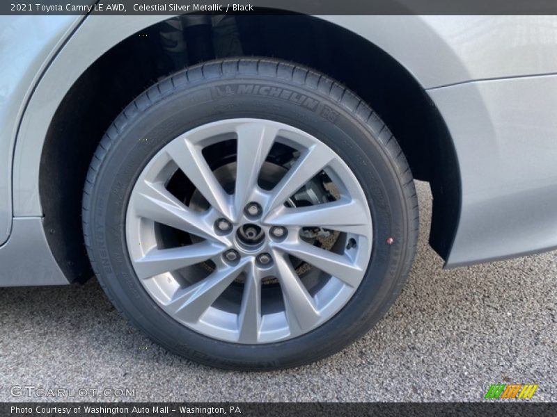 Celestial Silver Metallic / Black 2021 Toyota Camry LE AWD