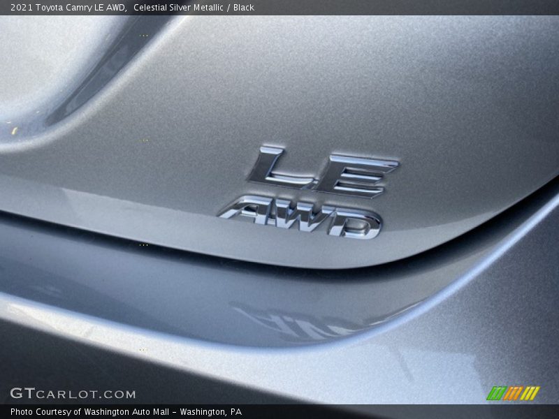 Celestial Silver Metallic / Black 2021 Toyota Camry LE AWD