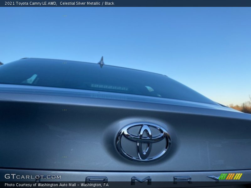 Celestial Silver Metallic / Black 2021 Toyota Camry LE AWD