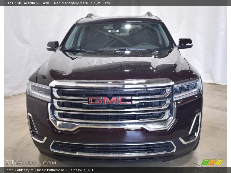 Red Mahogany Metallic / Jet Black 2021 GMC Acadia SLE AWD