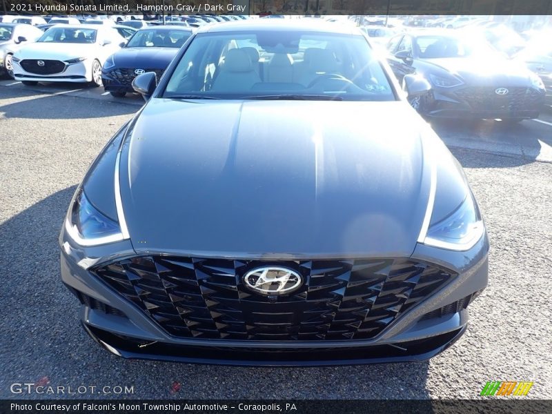Hampton Gray / Dark Gray 2021 Hyundai Sonata Limited
