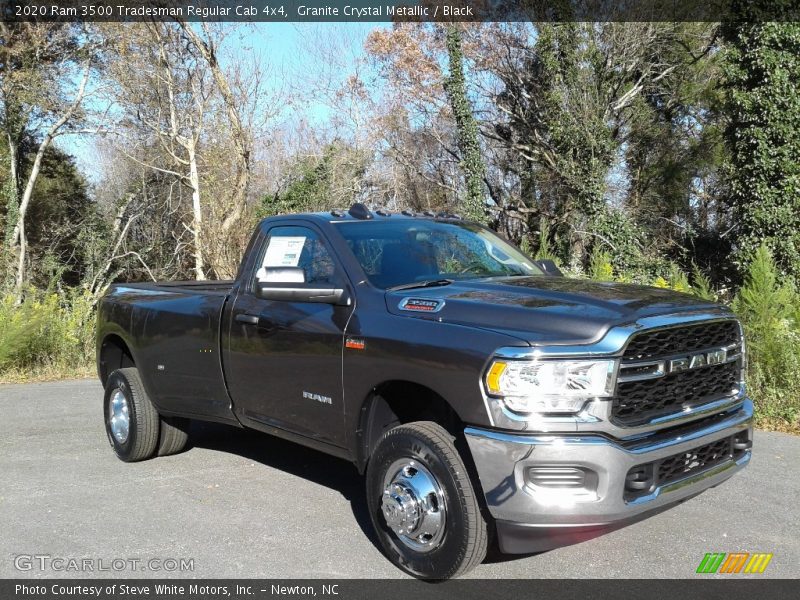 Granite Crystal Metallic / Black 2020 Ram 3500 Tradesman Regular Cab 4x4