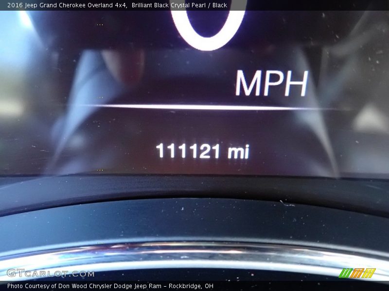 Brilliant Black Crystal Pearl / Black 2016 Jeep Grand Cherokee Overland 4x4