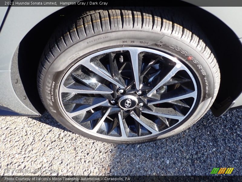 Hampton Gray / Dark Gray 2021 Hyundai Sonata Limited