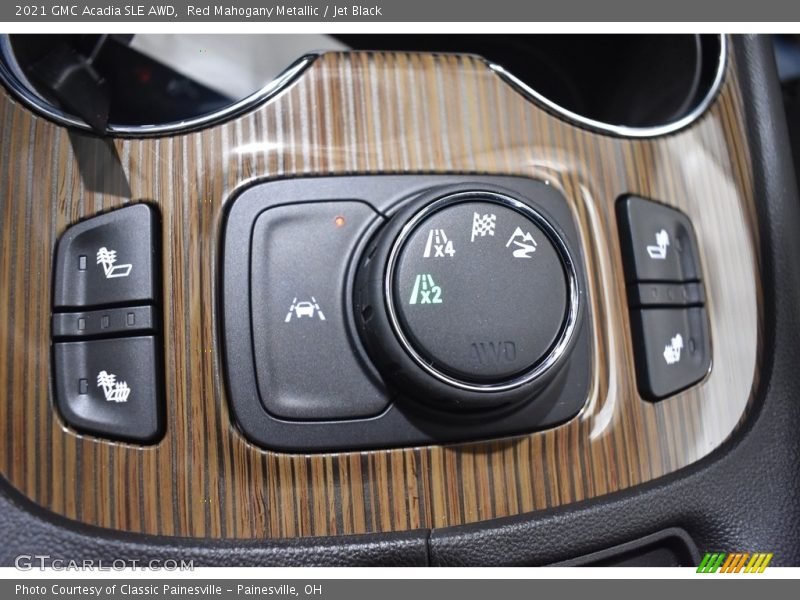 Controls of 2021 Acadia SLE AWD