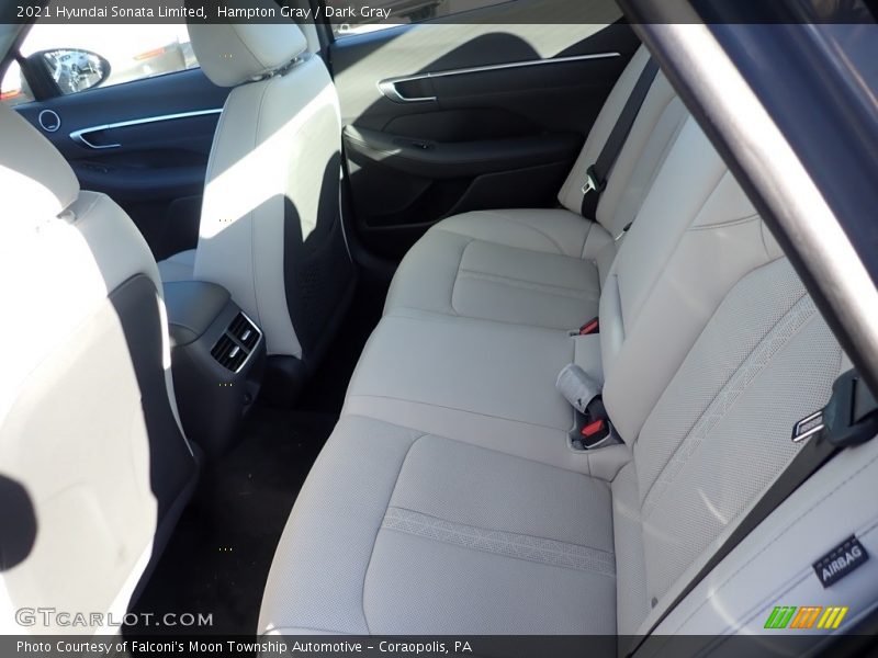 Hampton Gray / Dark Gray 2021 Hyundai Sonata Limited