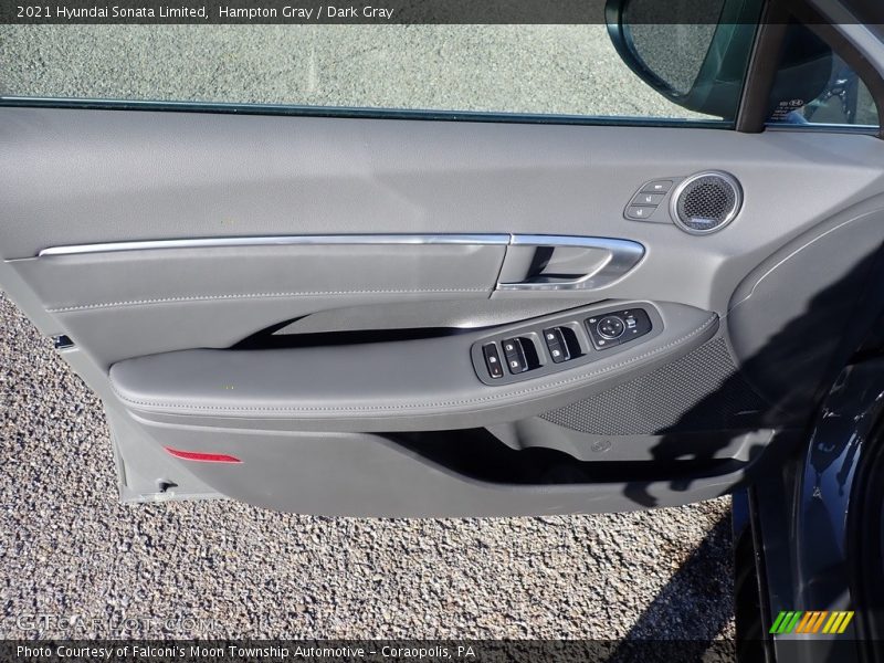 Hampton Gray / Dark Gray 2021 Hyundai Sonata Limited