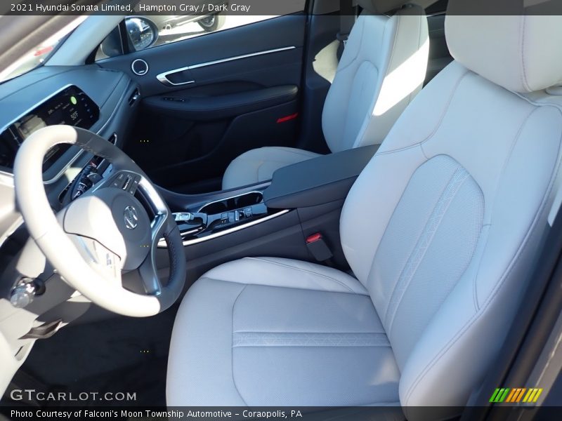 Hampton Gray / Dark Gray 2021 Hyundai Sonata Limited