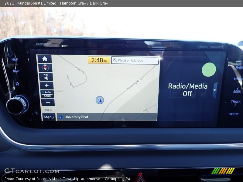 Hampton Gray / Dark Gray 2021 Hyundai Sonata Limited