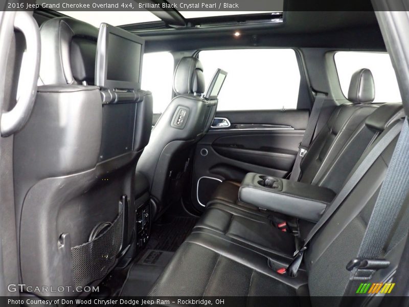 Rear Seat of 2016 Grand Cherokee Overland 4x4