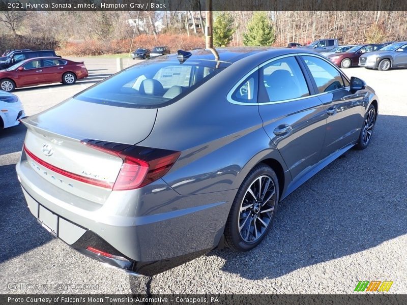 Hampton Gray / Black 2021 Hyundai Sonata Limited