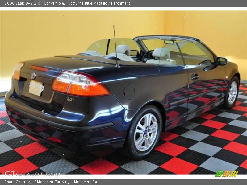 Nocturne Blue Metallic / Parchment 2006 Saab 9-3 2.0T Convertible