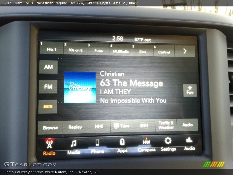 Granite Crystal Metallic / Black 2020 Ram 3500 Tradesman Regular Cab 4x4