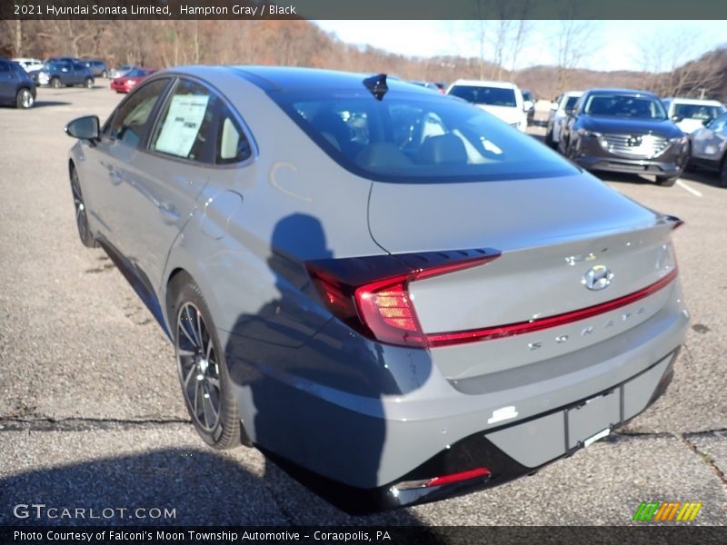 Hampton Gray / Black 2021 Hyundai Sonata Limited