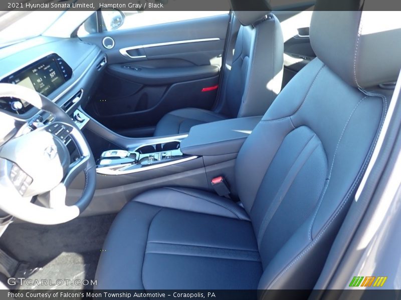 Hampton Gray / Black 2021 Hyundai Sonata Limited