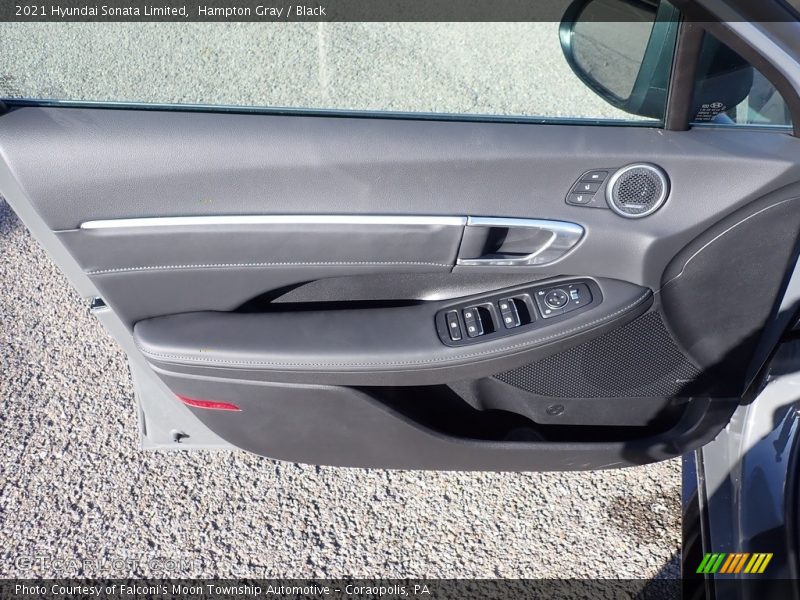 Hampton Gray / Black 2021 Hyundai Sonata Limited