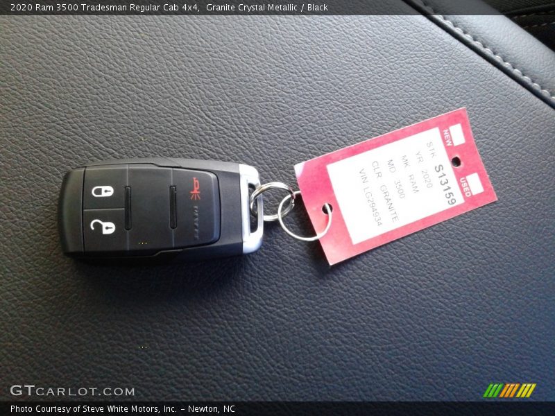Granite Crystal Metallic / Black 2020 Ram 3500 Tradesman Regular Cab 4x4