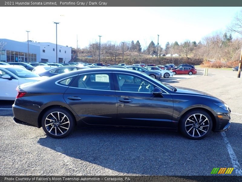Portofino Gray / Dark Gray 2021 Hyundai Sonata Limited