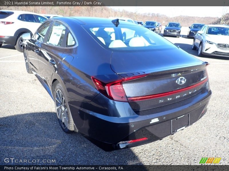 Portofino Gray / Dark Gray 2021 Hyundai Sonata Limited
