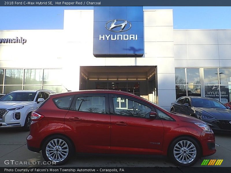 Hot Pepper Red / Charcoal 2018 Ford C-Max Hybrid SE