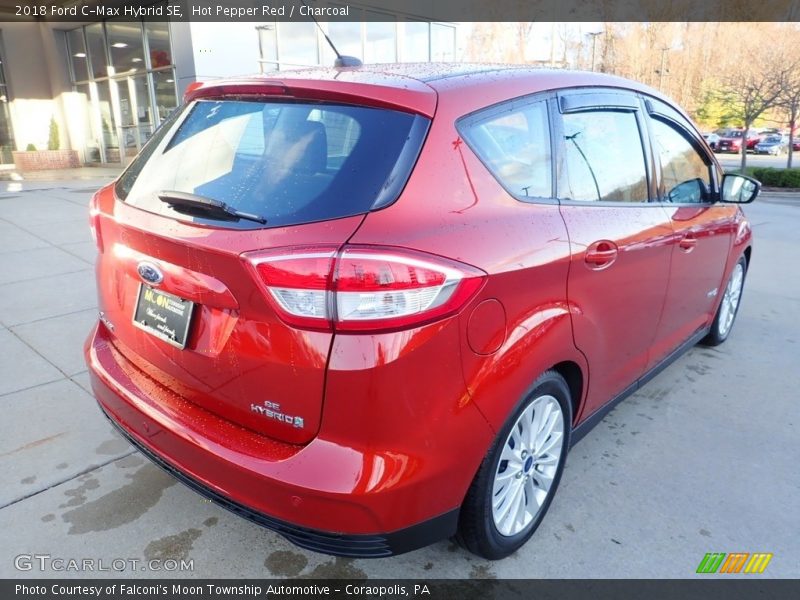 Hot Pepper Red / Charcoal 2018 Ford C-Max Hybrid SE