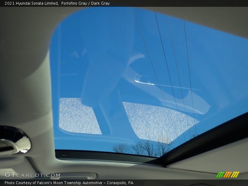 Portofino Gray / Dark Gray 2021 Hyundai Sonata Limited