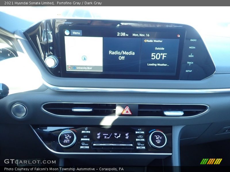 Portofino Gray / Dark Gray 2021 Hyundai Sonata Limited