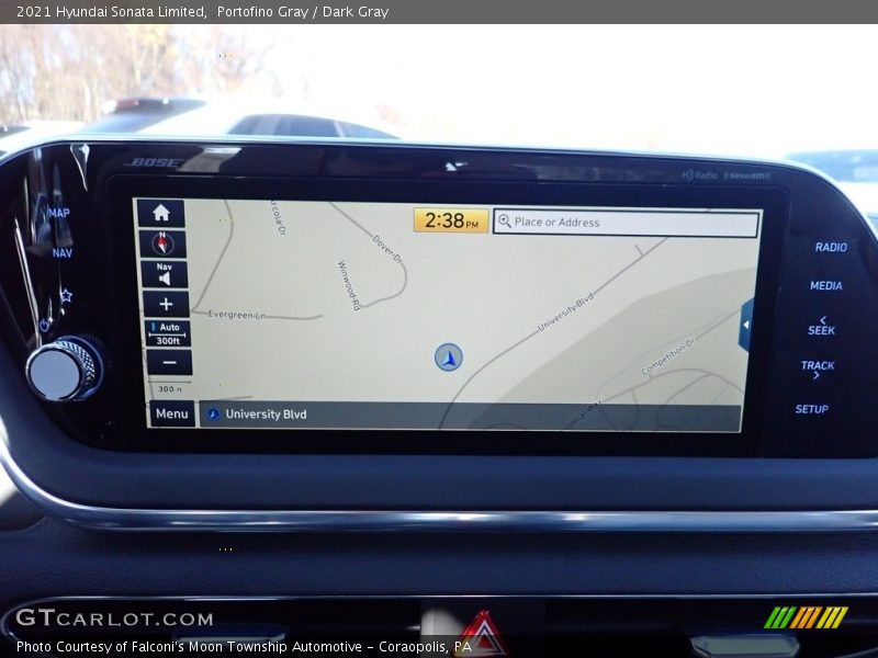 Portofino Gray / Dark Gray 2021 Hyundai Sonata Limited