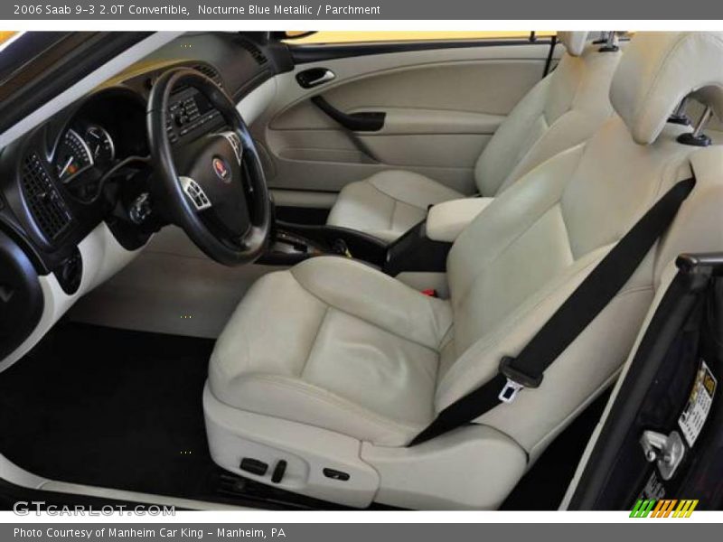 Nocturne Blue Metallic / Parchment 2006 Saab 9-3 2.0T Convertible