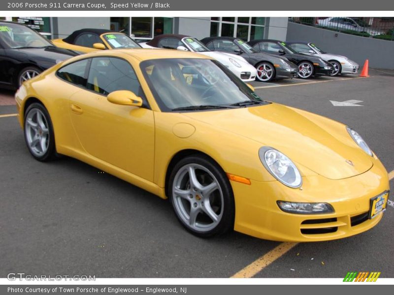 Speed Yellow / Black 2006 Porsche 911 Carrera Coupe