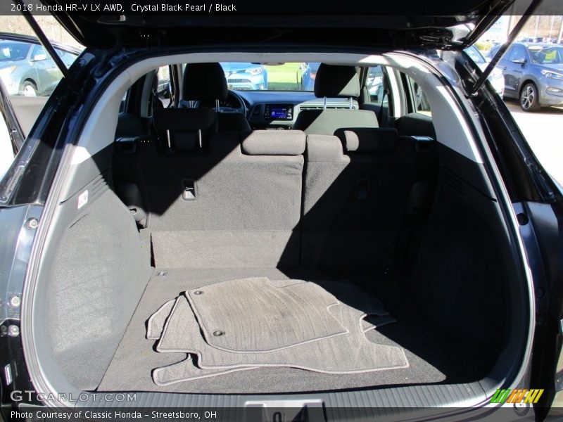 Crystal Black Pearl / Black 2018 Honda HR-V LX AWD