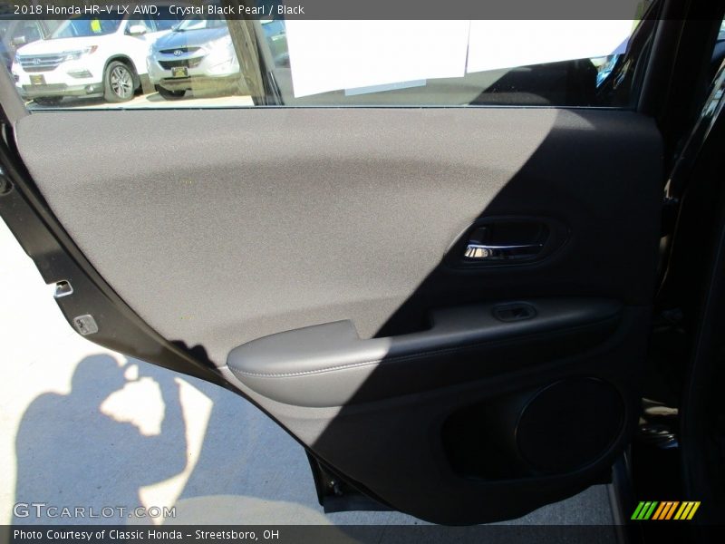 Crystal Black Pearl / Black 2018 Honda HR-V LX AWD