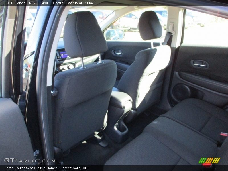 Crystal Black Pearl / Black 2018 Honda HR-V LX AWD