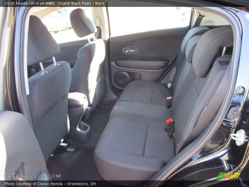 Crystal Black Pearl / Black 2018 Honda HR-V LX AWD