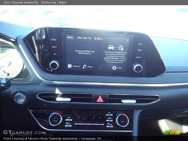 Stormy Sea / Black 2021 Hyundai Sonata SEL