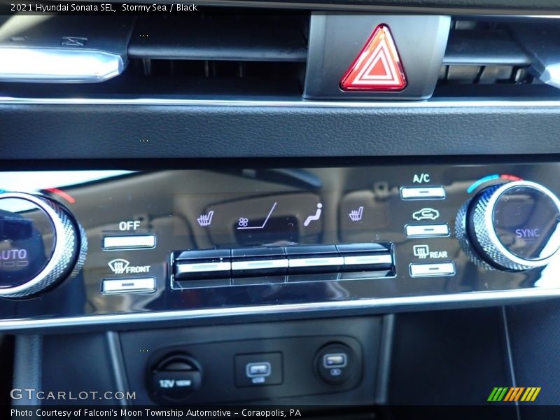Stormy Sea / Black 2021 Hyundai Sonata SEL