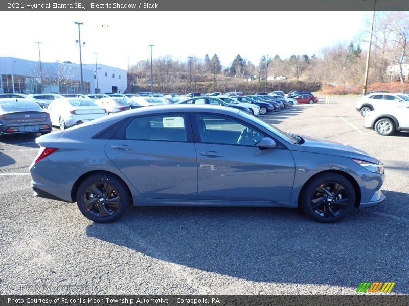 Electric Shadow / Black 2021 Hyundai Elantra SEL