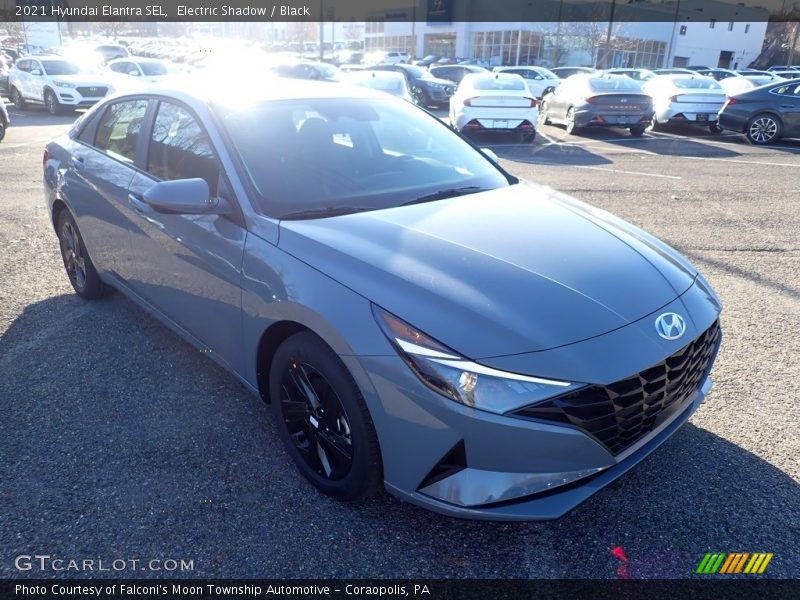 Electric Shadow / Black 2021 Hyundai Elantra SEL