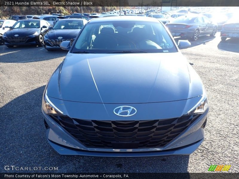 Electric Shadow / Black 2021 Hyundai Elantra SEL