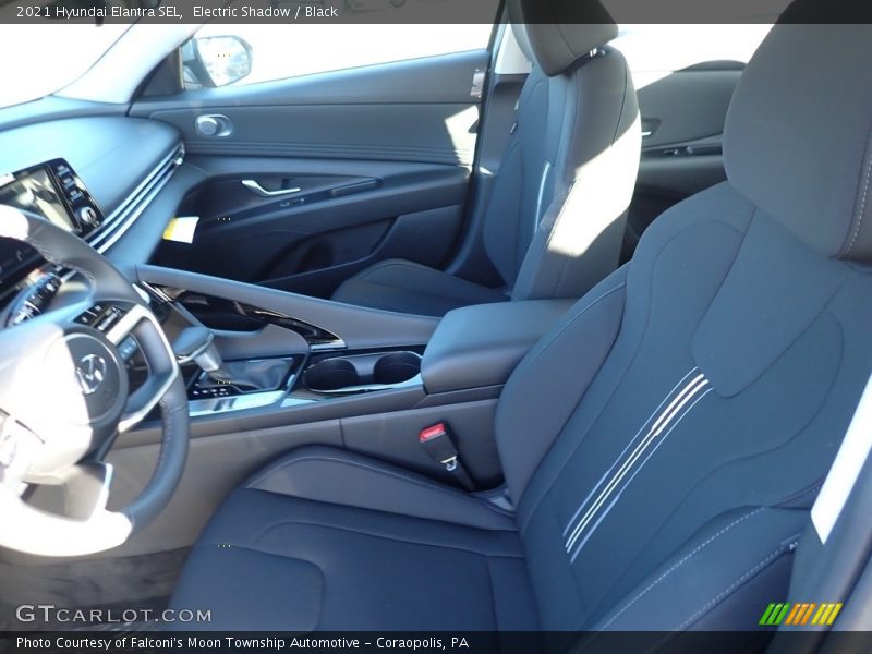 Electric Shadow / Black 2021 Hyundai Elantra SEL