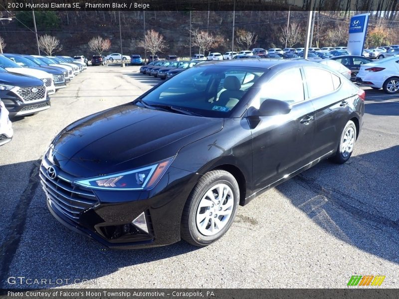 Phantom Black / Beige 2020 Hyundai Elantra SE