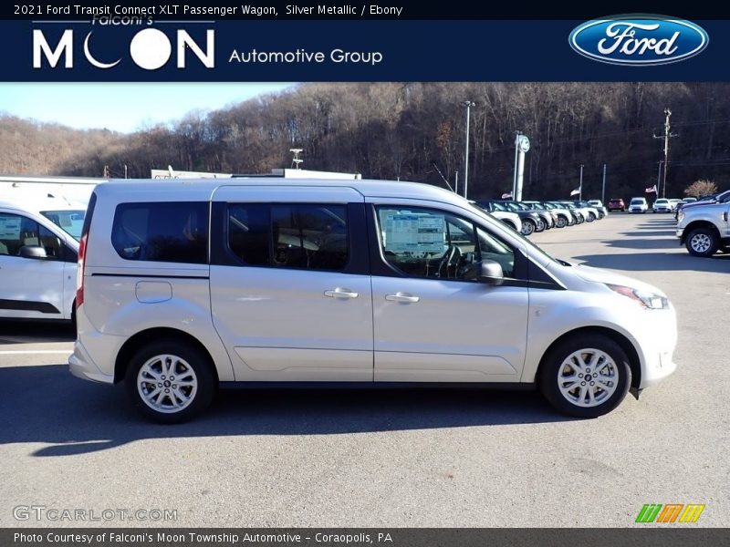 Silver Metallic / Ebony 2021 Ford Transit Connect XLT Passenger Wagon