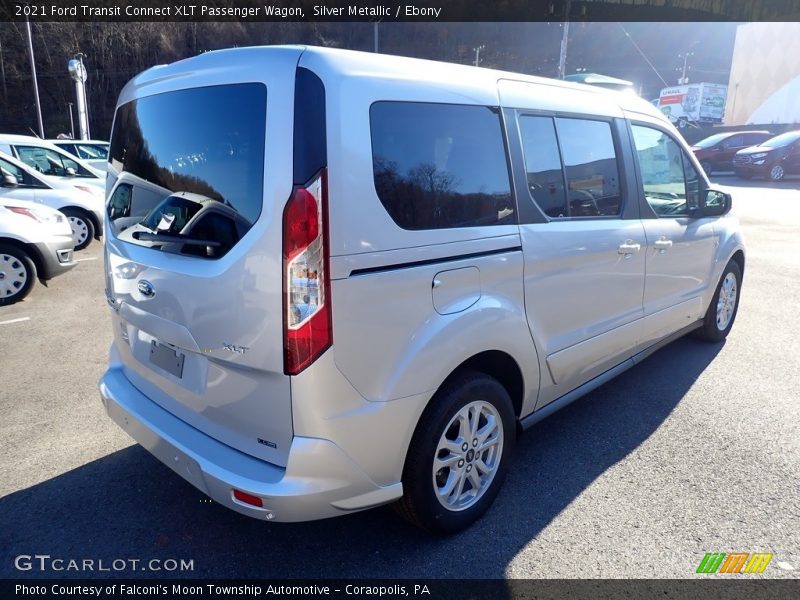 Silver Metallic / Ebony 2021 Ford Transit Connect XLT Passenger Wagon