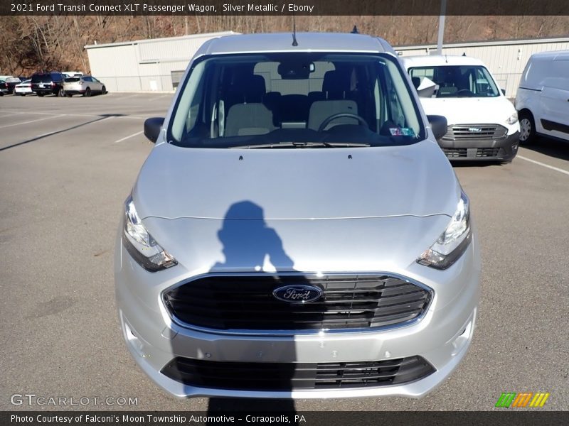 Silver Metallic / Ebony 2021 Ford Transit Connect XLT Passenger Wagon