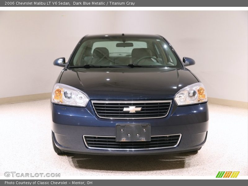 Dark Blue Metallic / Titanium Gray 2006 Chevrolet Malibu LT V6 Sedan