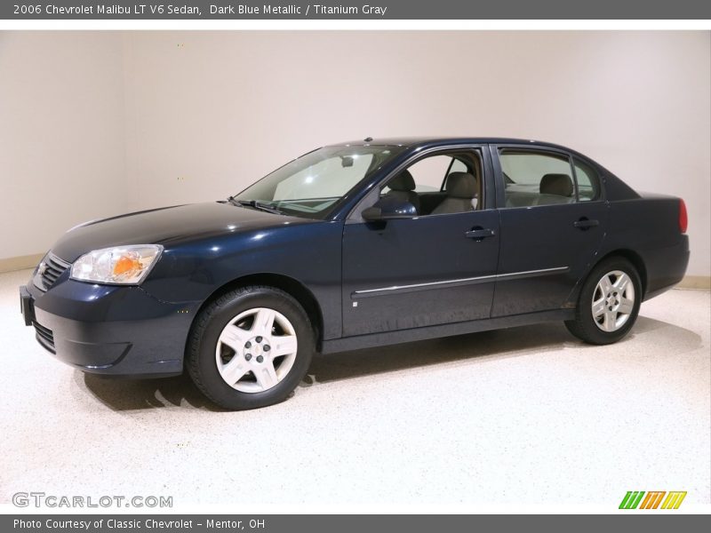 Dark Blue Metallic / Titanium Gray 2006 Chevrolet Malibu LT V6 Sedan