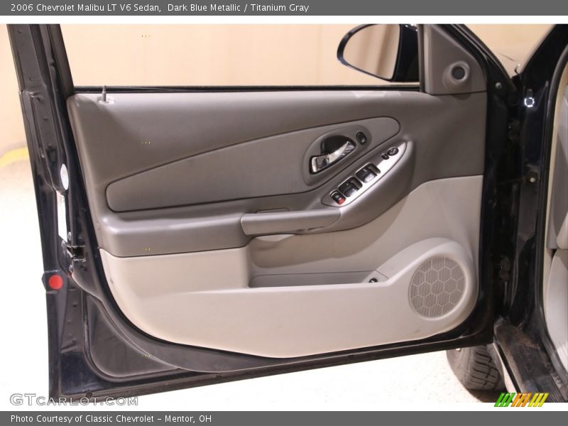 Dark Blue Metallic / Titanium Gray 2006 Chevrolet Malibu LT V6 Sedan