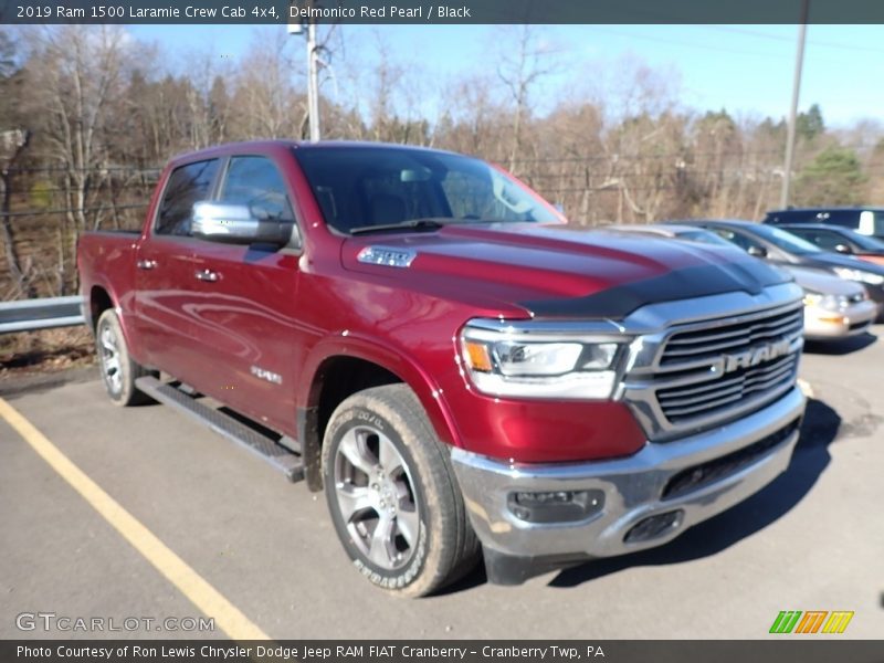 Delmonico Red Pearl / Black 2019 Ram 1500 Laramie Crew Cab 4x4