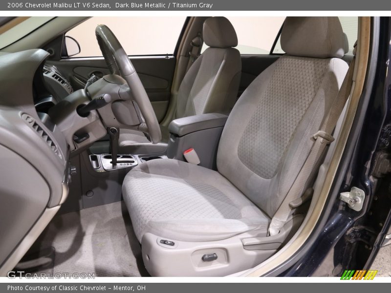 Dark Blue Metallic / Titanium Gray 2006 Chevrolet Malibu LT V6 Sedan